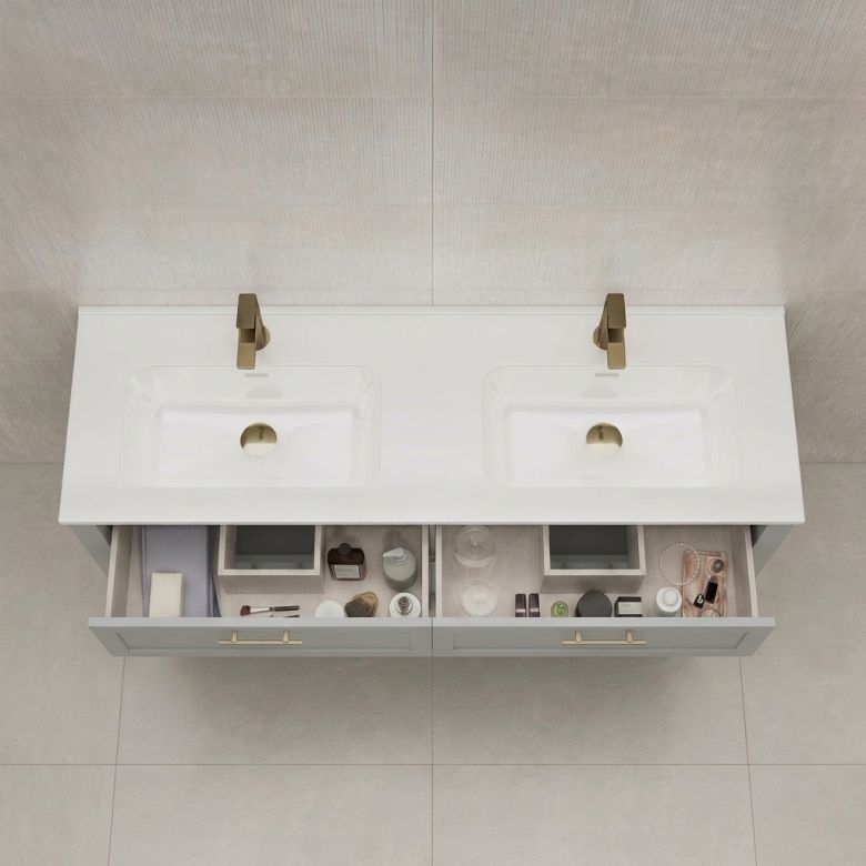 Meuble Monceau Gris 140 cm