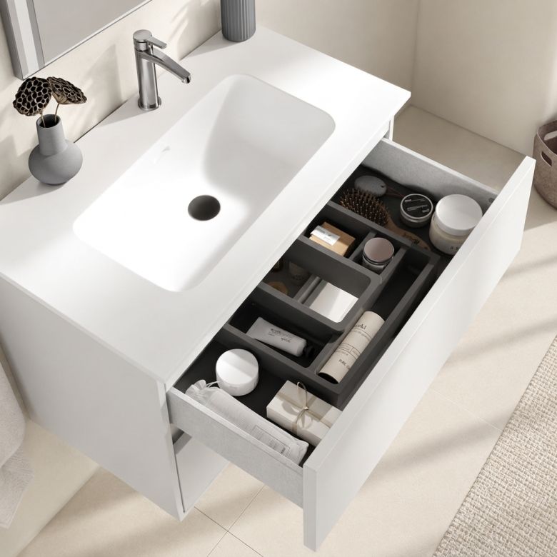 Meuble Koben blanc 80 cm
