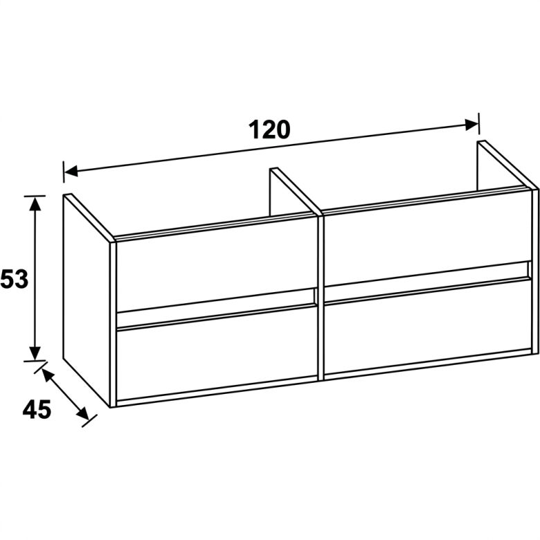 Meuble Koben Chêne 120 cm