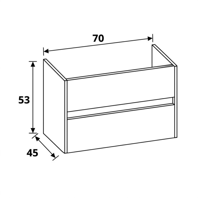 Meuble Koben Chêne 70 cm