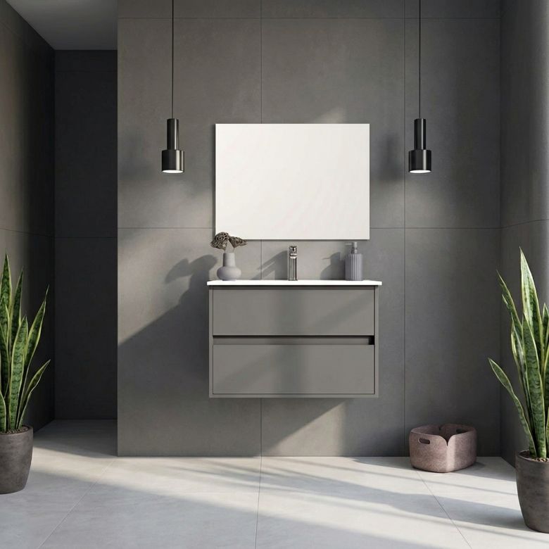 Meuble Koben Gris 100 cm