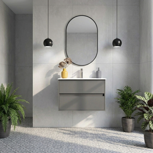 Meuble Koben Gris 80 cm