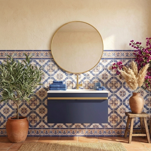 Meuble Palladio Bleu 80 cm