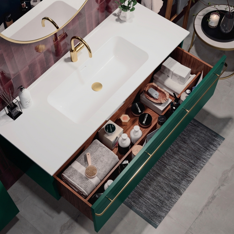 Meuble Palladio vert 120 cm