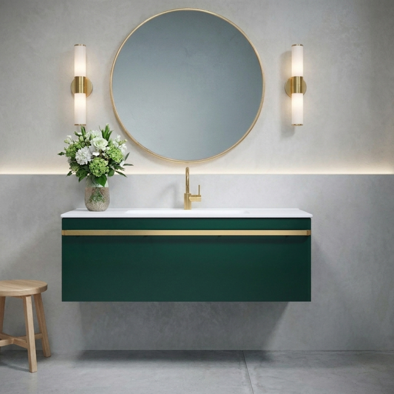 Meuble Palladio vert 120 cm
