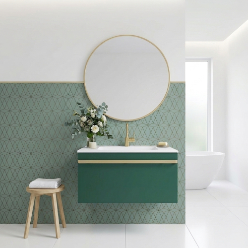 Meuble Palladio vert 80 cm