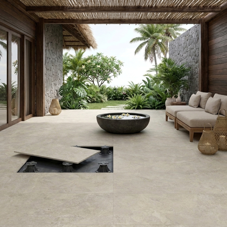 Dalle extérieur Bosa 2.0 naturel R11 60x120 cm
