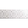 Carrelage sol et mur traditionnel Orcia blanc argenté 15x45 cm
