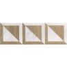 Carrelage sol et mur traditionnel Orcia sable 15x45 cm