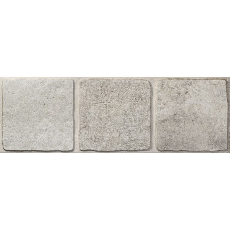 Carrelage sol extérieur classique Aurelha gris R11 15x45 cm