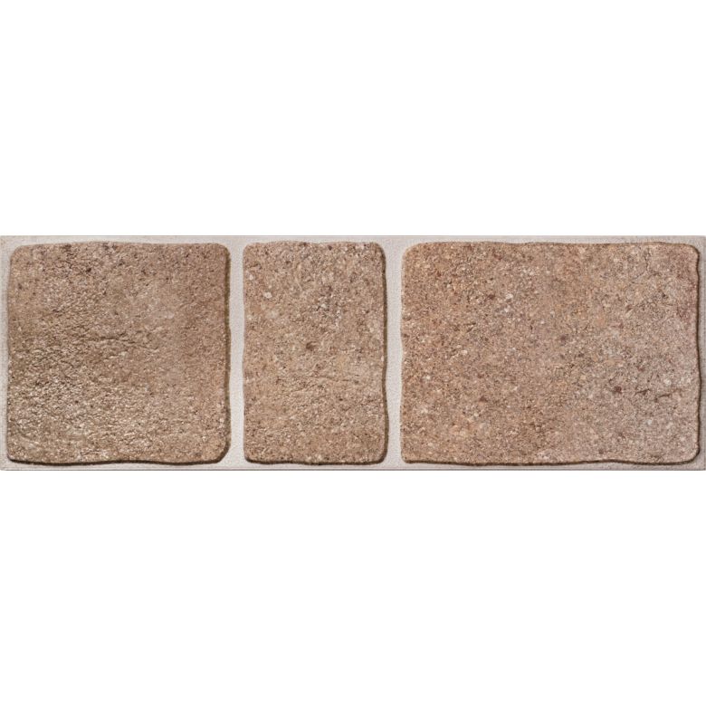 Carrelage sol extérieur classique Aurelha terre R11 15x45 cm