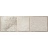 Carrelage sol extérieur classique Aurelha blanc grisé R11 15x45 cm