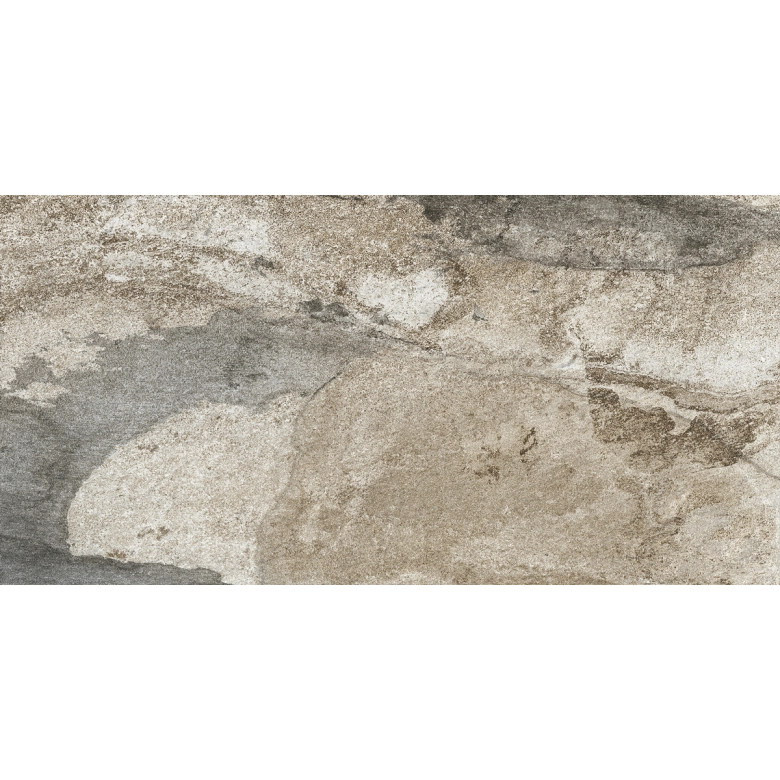 Carrelage sol extérieur effet pierre de bali Krabi terre R11 30x60 cm