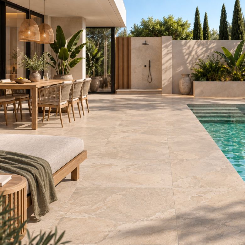 Dalle extérieur Marina 2.0 sable R11 60x90 cm