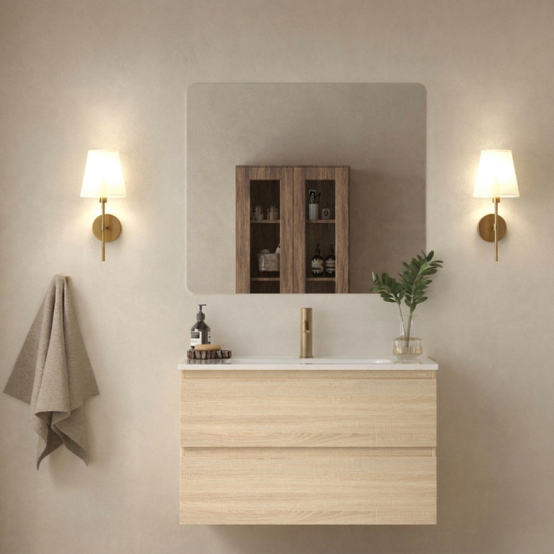 Meuble Kyoto chêne 80 cm