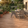 Carrelage sol extérieur traditionnel Civita terre R11 15x30 cm