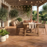 Carrelage sol extérieur traditionnel Civita naturel R11 15x30 cm