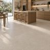 Carrelage sol effet Travertin Piana beige100x100 cm