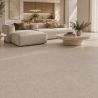 Carrelage sol effet Travertin Piana beige100x100 cm