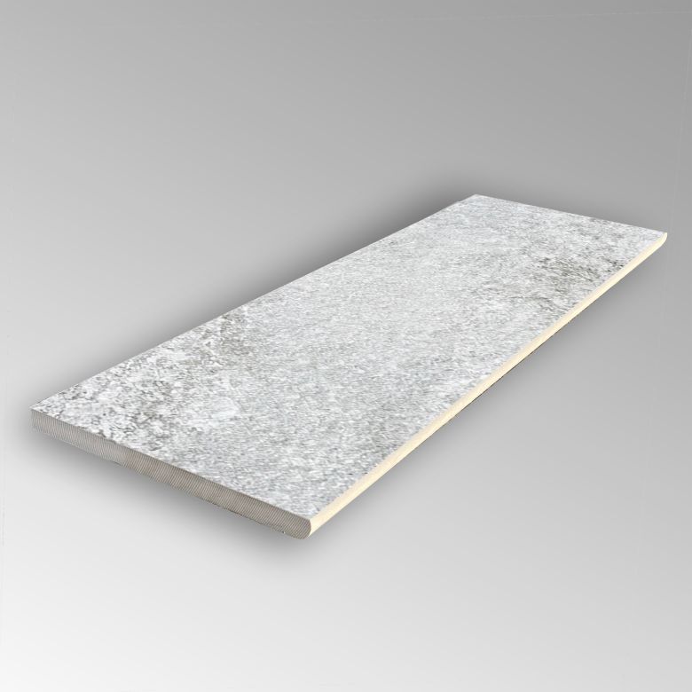 Margelles d'angle droit 90° piscine Minéral 2.030x120 cm (2 pièces)