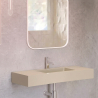 vasque simple Héliconia centrée Soft 80cm Bone- Réflex Boutique