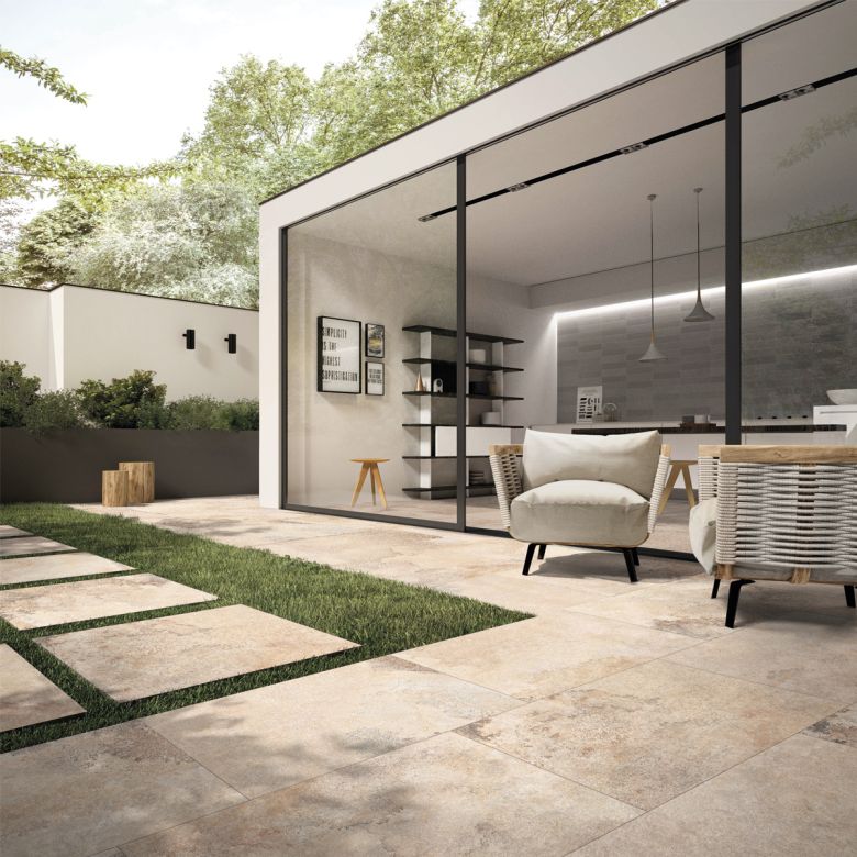 Dalle extérieur Navona 2.0 sable R11 60x90 cm