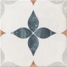 Carrelage sol effet carreaux de ciment Castle mia bleu 1515 cm