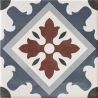 Carrelage sol effet carreaux de ciment Castle marina bleu 1515 cm