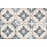 Carrelage sol effet carreaux de ciment Castle lina bleu 1515 cm