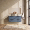Meuble Brooklyn Bleu Denim 120 cm