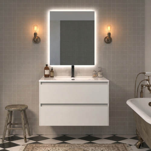 Meuble Lavezzi blanc 60 cm