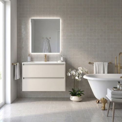 Meuble Lavezzi blanc 80 cm