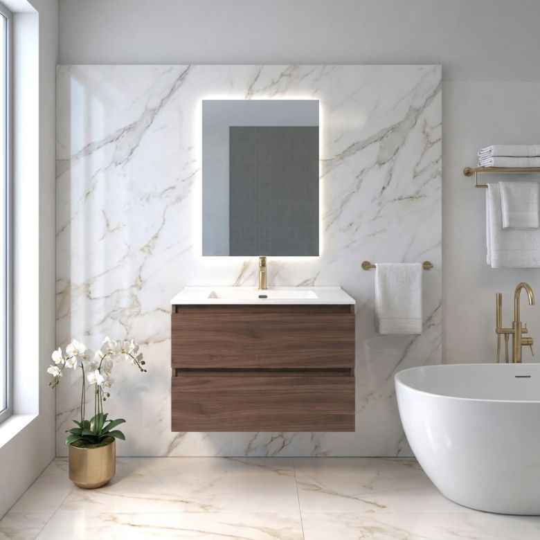 Meuble Lavezzi Noyer 80 cm