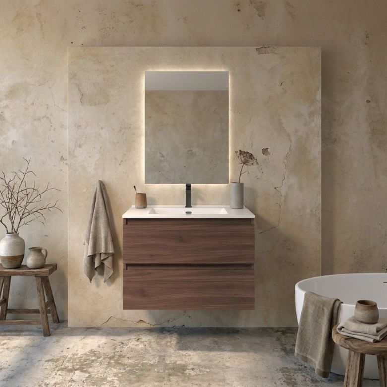 Meuble Lavezzi Noyer 80 cm