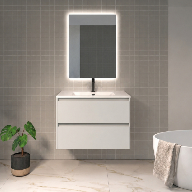 Meuble Lavezzi blanc 60 cm