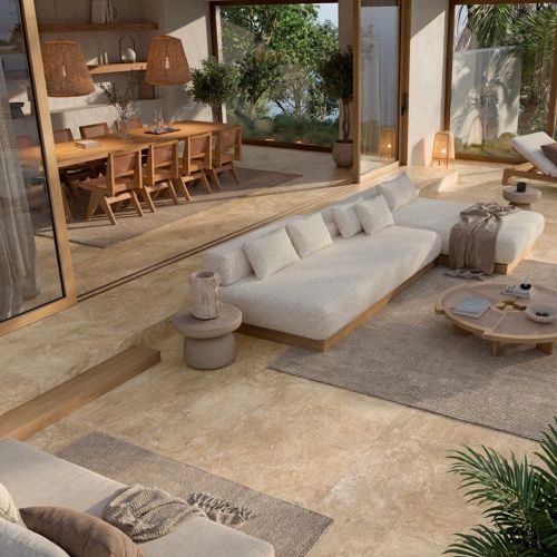 Carrelage sol effet pierre...