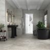 Carrelage sol effet pierre Praga gris 37x75 cm