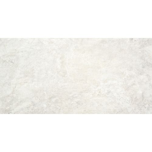 Carrelage sol effet pierre Praga blanc grisé 37x75 cm