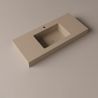 Vasque simple Héliconia centrée Soft 100cm Cream