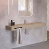 Vasque simple Héliconia centrée Soft 120cm Cream