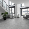 Carrelage sol effet béton City gris 45x45 cm