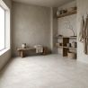 Carrelage sol effet béton City crème 45x45 cm