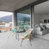 Carrelage sol extérieur moderne City gris R11 45x45 cm
