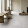 Carrelage sol moderne Newport gris argenté 45x45 cm - Réflex Boutique