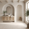 Carrelage sol moderne Newport amande 60x60 cm