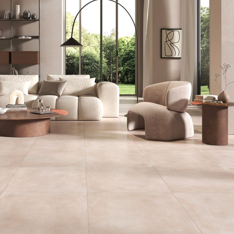 Carrelage sol moderne Newport grège45x45 cm