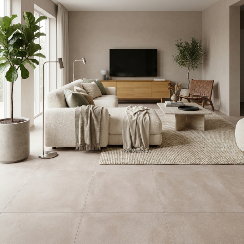 Carrelage sol moderne Newport grège 60x60 cm