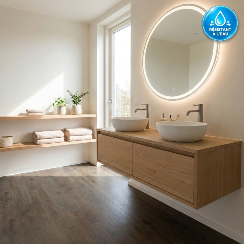 Sol stratifié Master XXL chêne Portland puro AQUA 24,3*220 cm