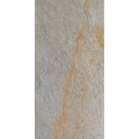Carrelage sol extérieur effet pierre Natural anthracite R11 30x60 cm