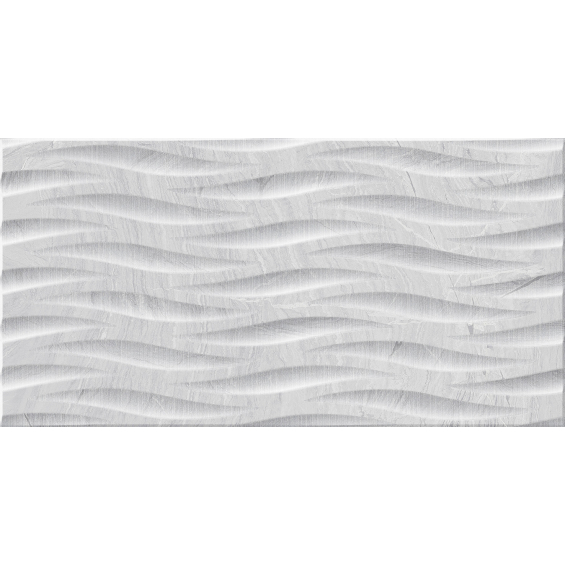 Carrelage mur Décor Quadro gris 32x62,5 cm